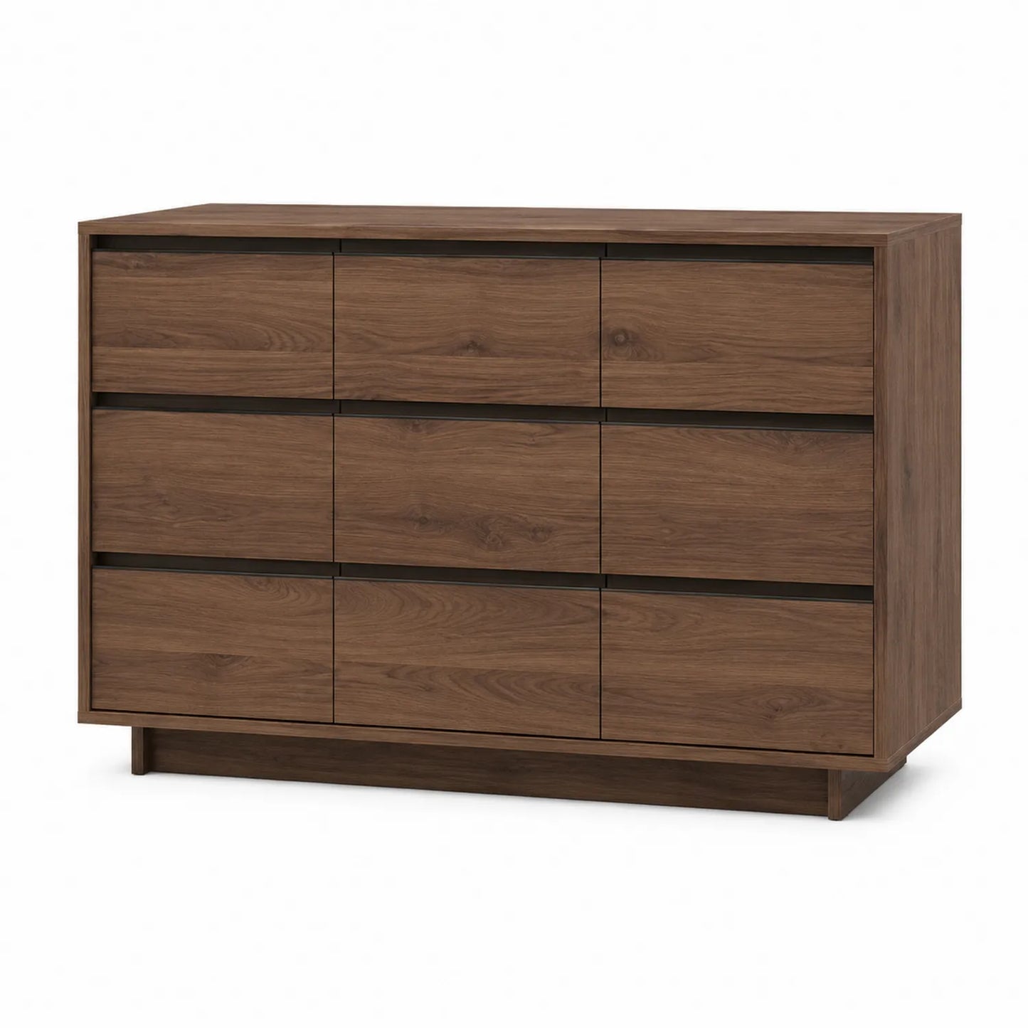 Cajonera de Madera de Nogal con 6 Cajones