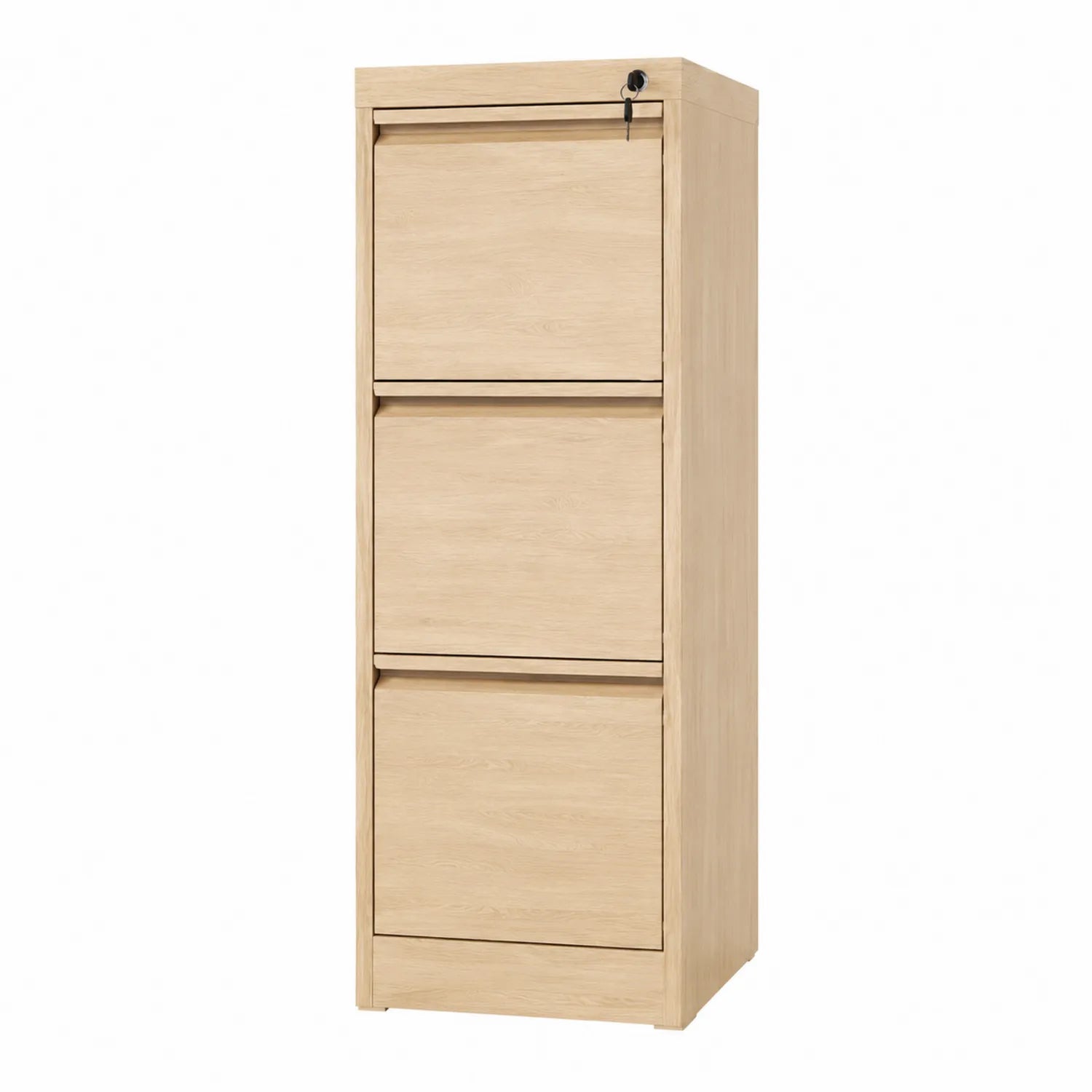 Armario vertical de madera MDF con 3 puertas 154x40x30cm