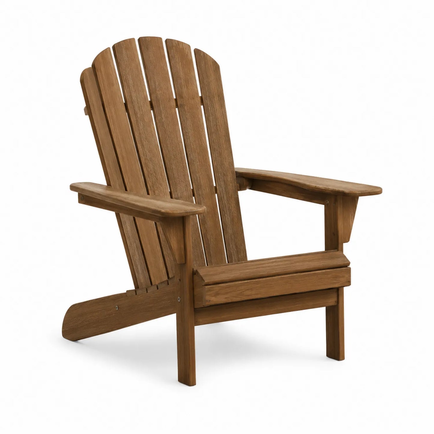 Silla Adirondack de madera maciza para exterior